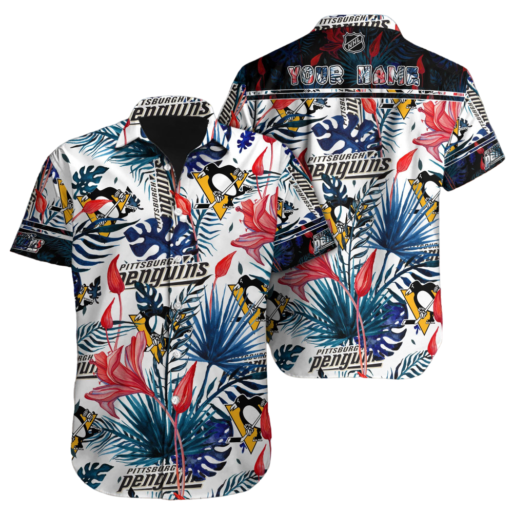 Pittsburgh Penguins NHL Hawaiian Shirt Custom Hawaii Shirt for Men Women Gift for Fans