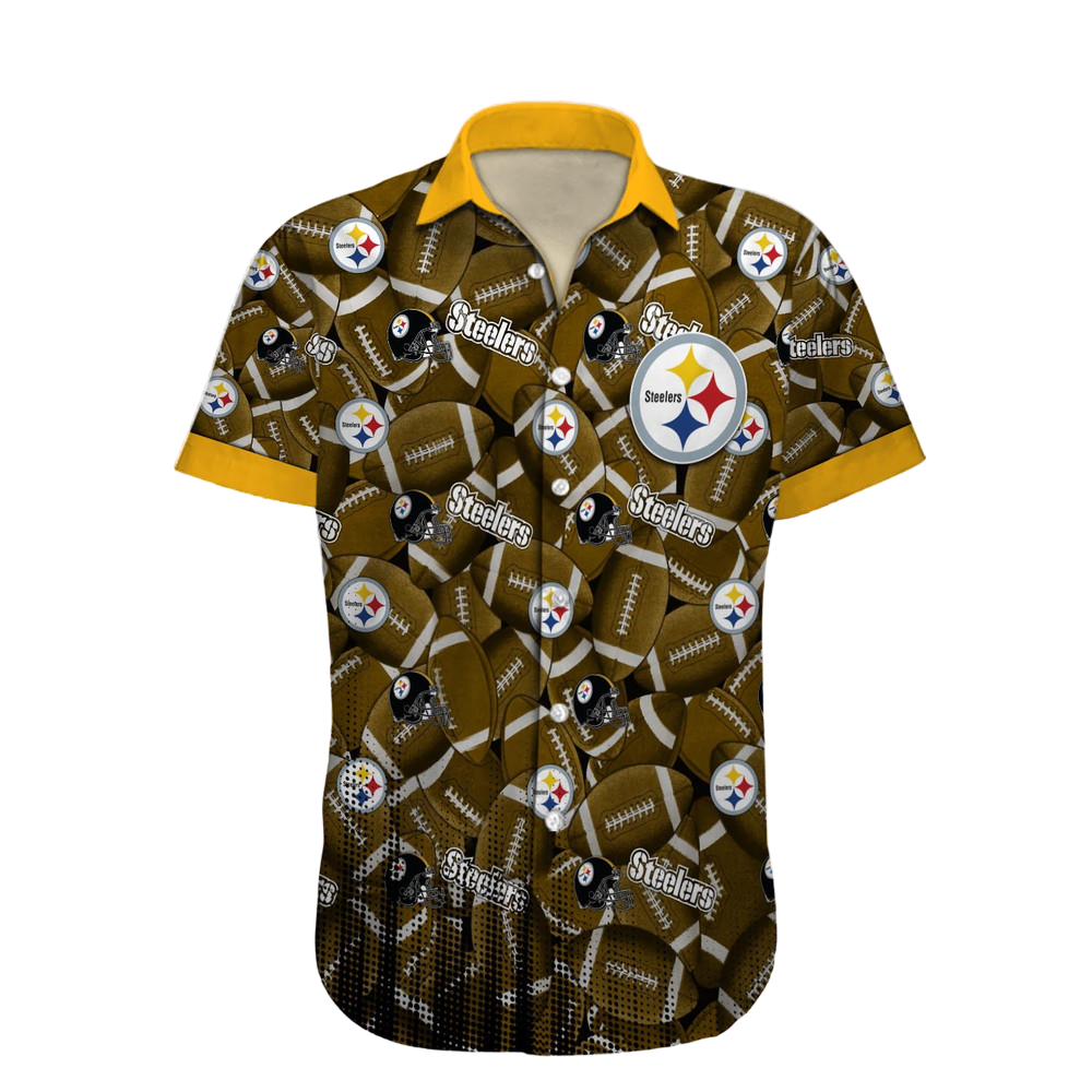 Pittsburgh Steelers Hawaiian Shirt NFL Football Custom Hawaiian Shirt for Men Women Gift For Fans