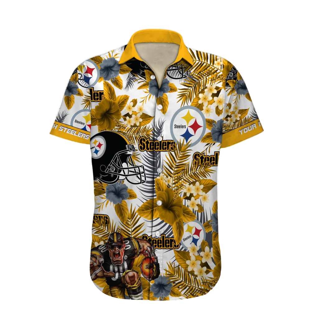 Pittsburgh Steelers Hawaiian Shirt NFL Football Custom Hawaiian Shirt for Men Women Gift For Fans