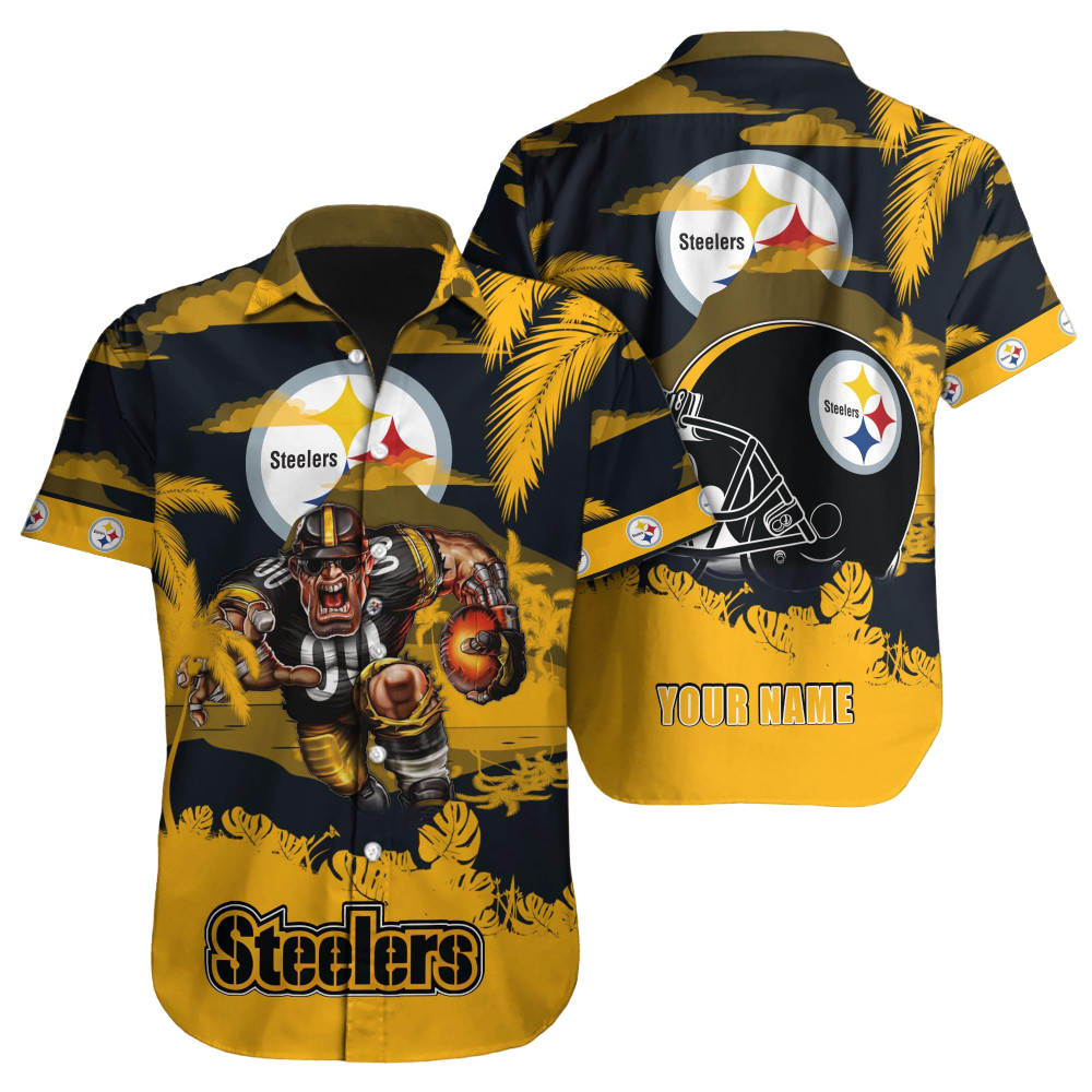 Pittsburgh Steelers Hawaiian Shirt NFL Football Custom Hawaiian Shirt for Men Women Gift For Fans