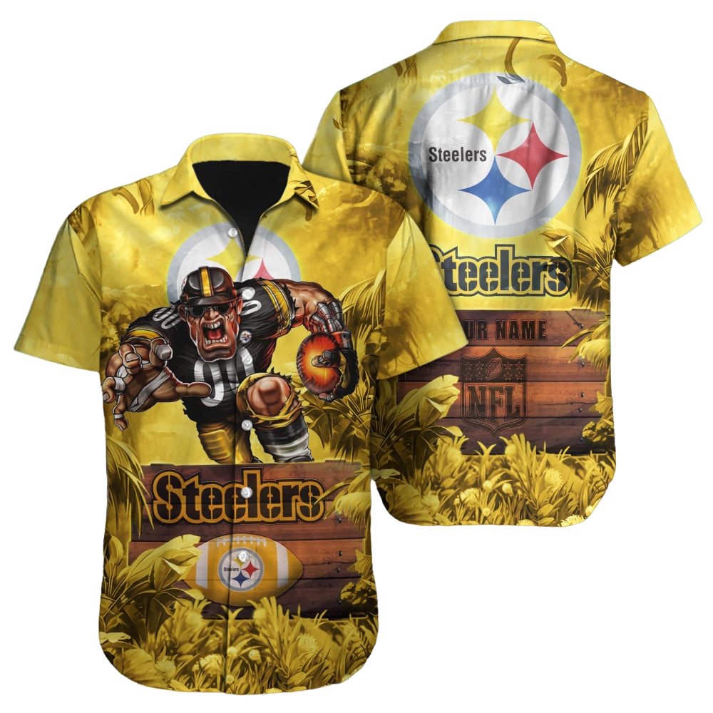 Pittsburgh Steelers Hawaiian Shirt NFL Football Custom Hawaiian Shirt for Men Women Gift For Fans