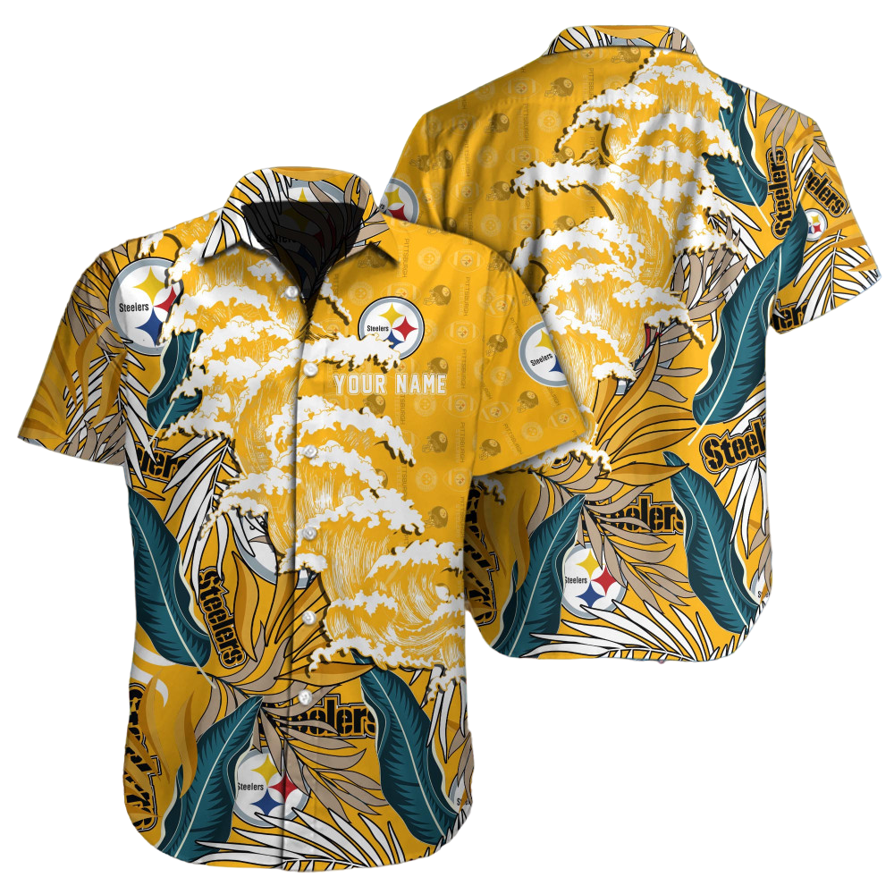 Pittsburgh Steelers Hawaiian Shirt NFL Football Hawaiian Shirt for Men Women Gift For Fans38176