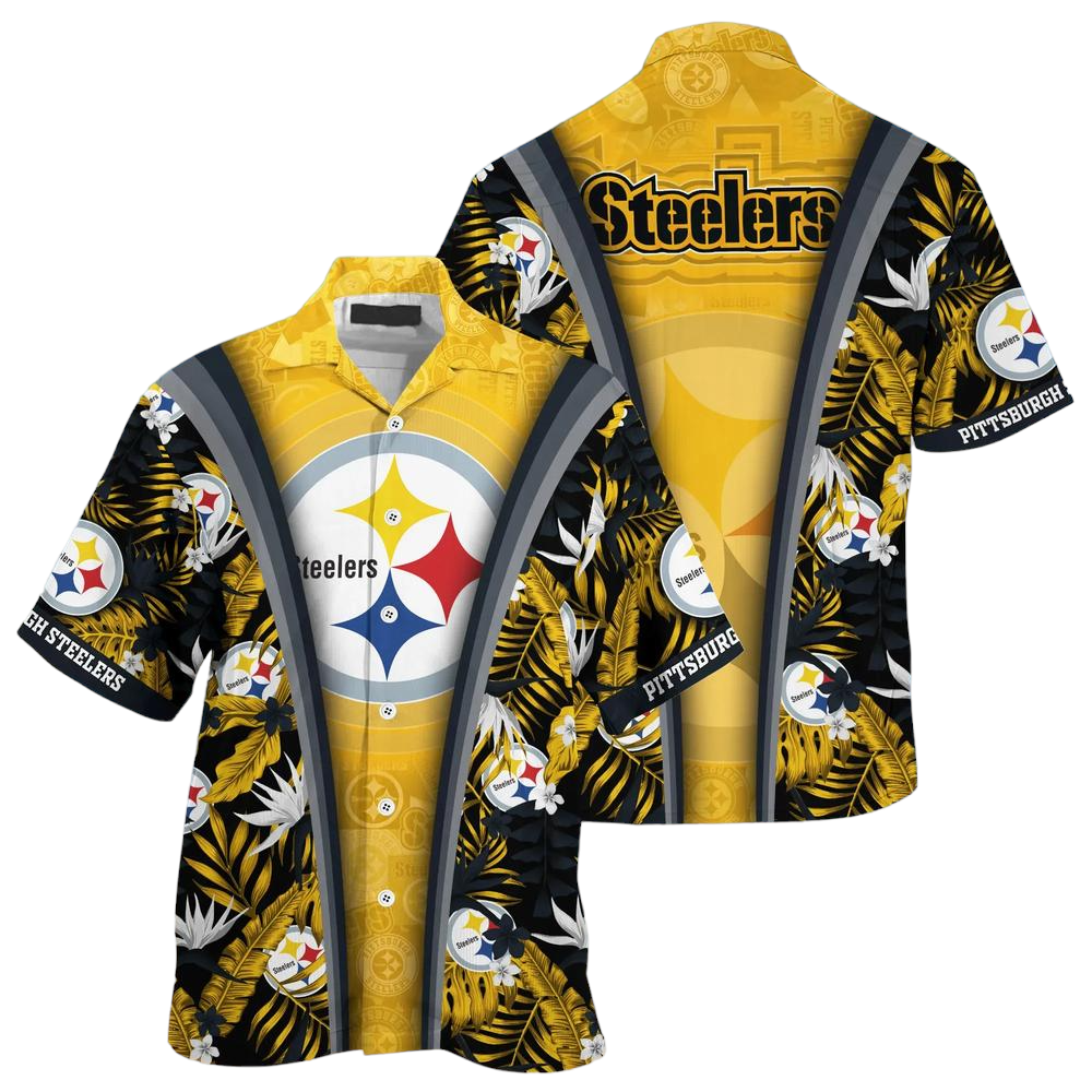 Pittsburgh Steelers NFL Beach Summer Hawaiian Shirt Gifts For Sports Football Fans