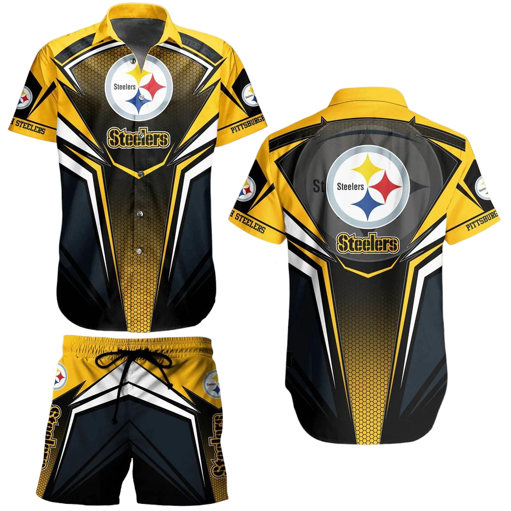 Pittsburgh Steelers NFL Football Hawaii Short Shirt For This Summer Graphic Hawaiian Shirt Gift Big Fans