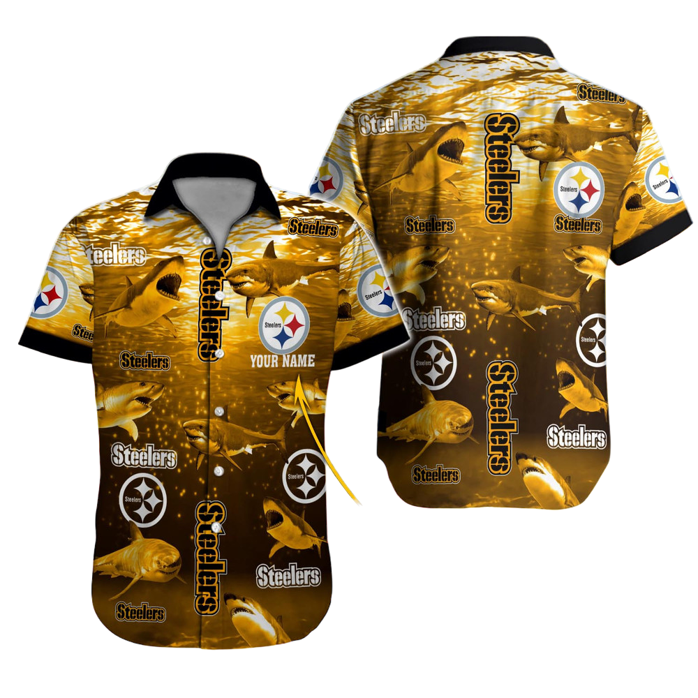 Pittsburgh Steelers NFL Hawaii Shirt NFL Football Custom Hawaiian Shirt for Men Women Gift For Fans