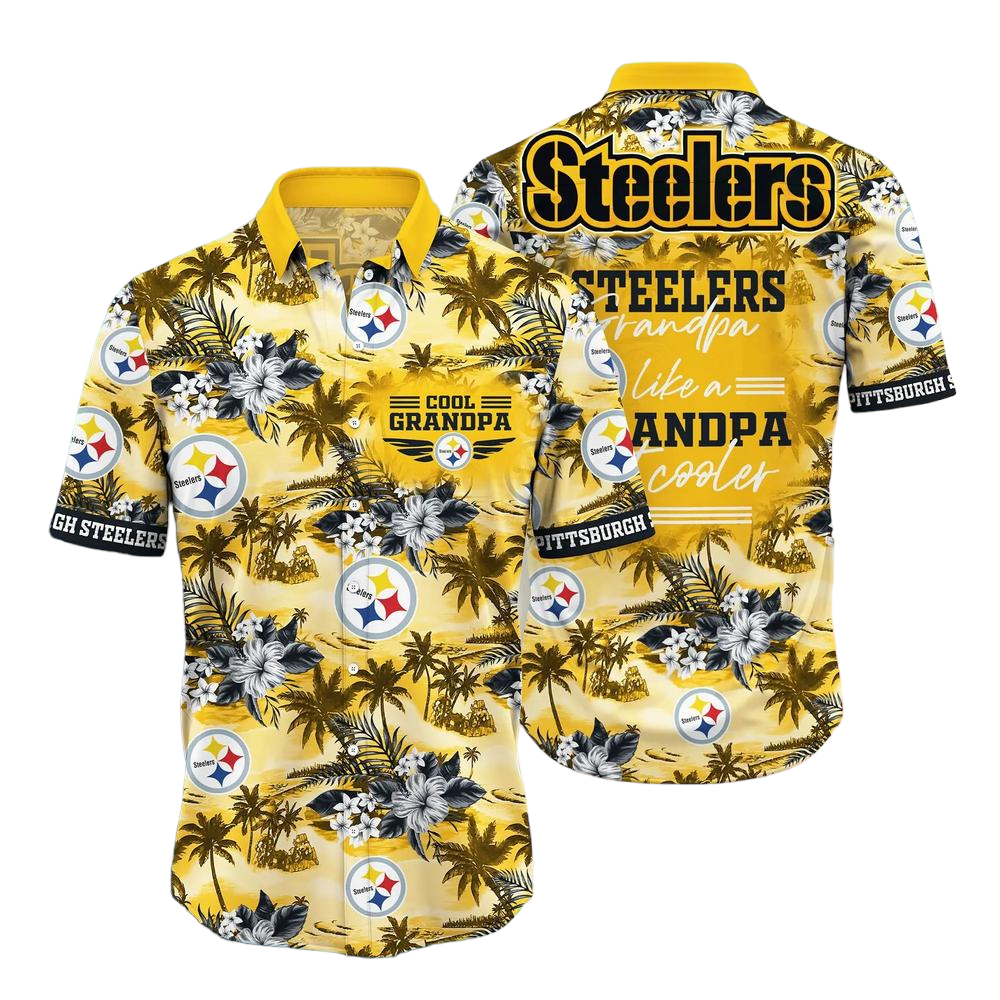 Pittsburgh Steelers NFL Hawaiian Shirt For Grandparent New Trending Beach Shirt