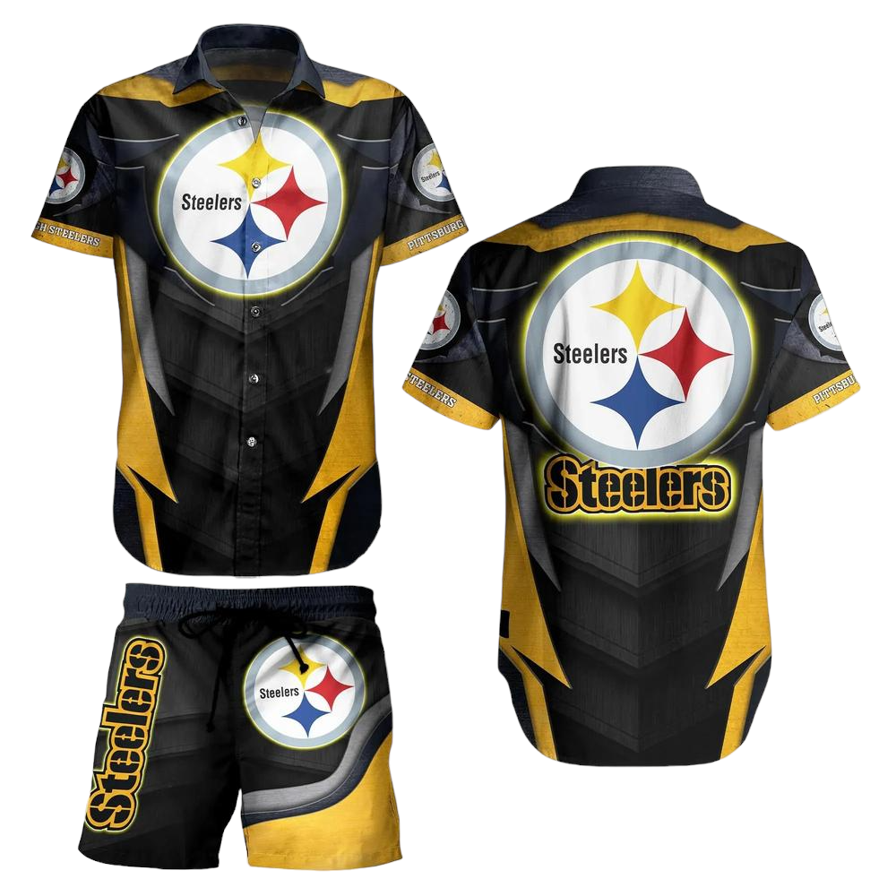 Pittsburgh Steelers NFL Hawaiian Shirt And Short Summer Perfect Gift For Fans