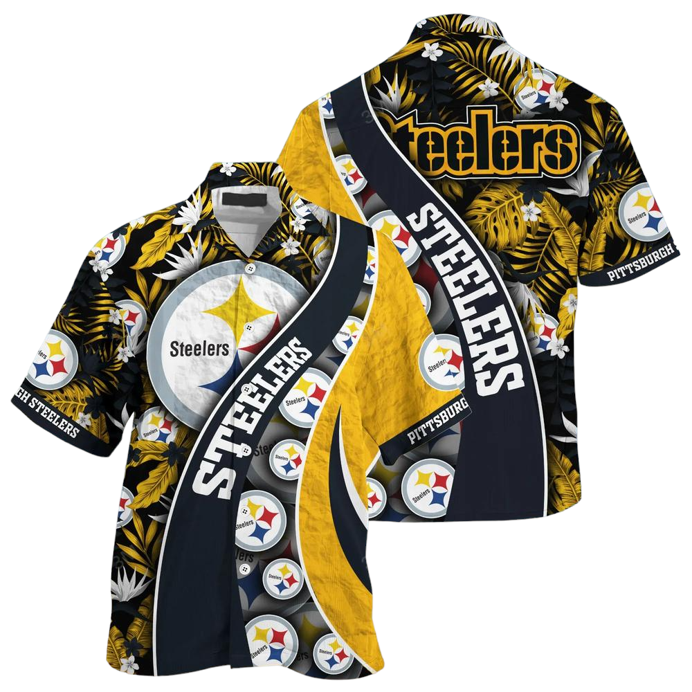 Pittsburgh Steelers NFL Hawaiian Shirt With Tropical Pattern For Your Loved Ones