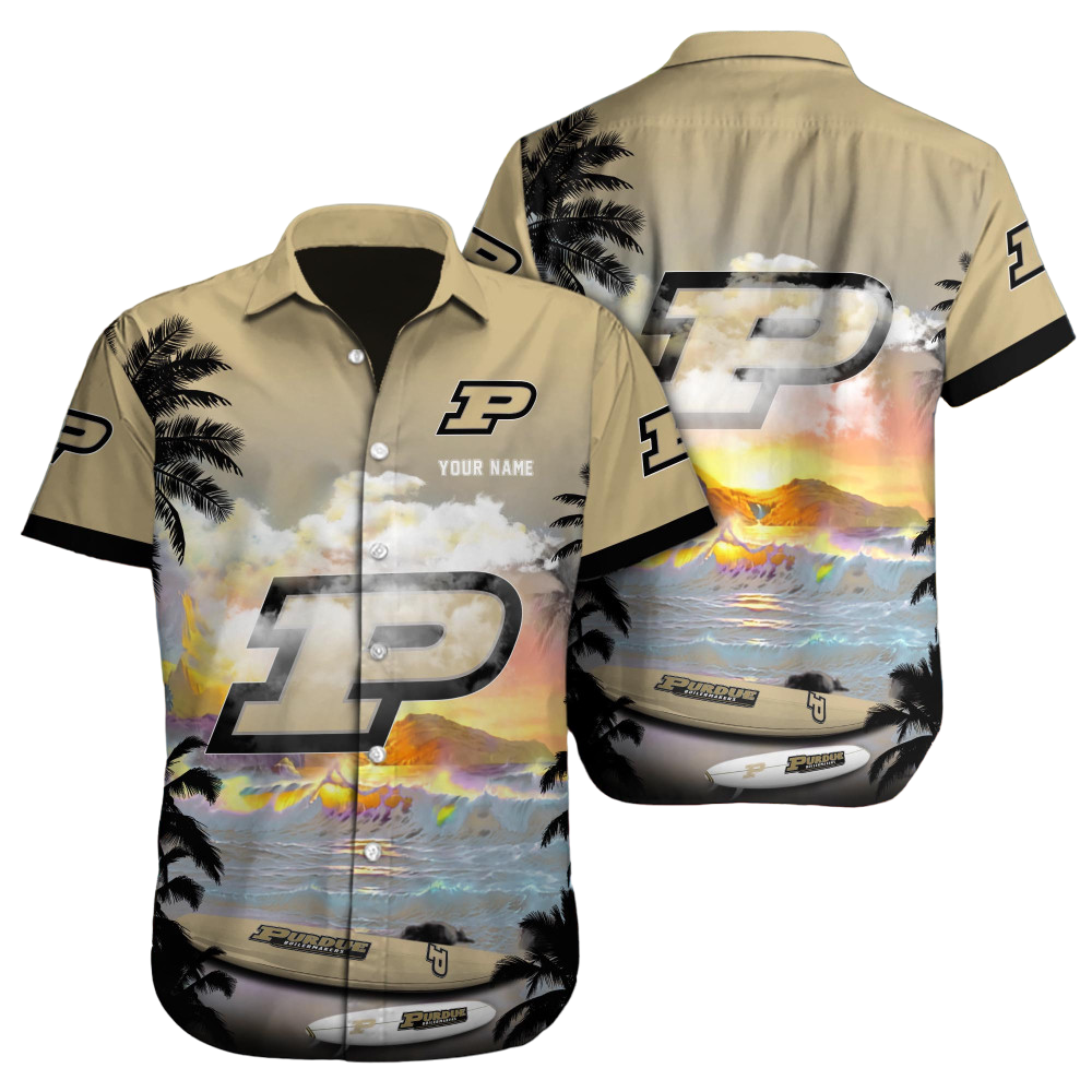 Purdue Boilermakers NCAA3 Custom Hawaii Shirt  for Men Women Gift for Fans