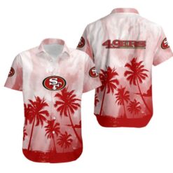 San Francisco 49ers Coconut Trees NFL Gift For Fan Hawaiian Shirt Aloha Shirt for Men Women