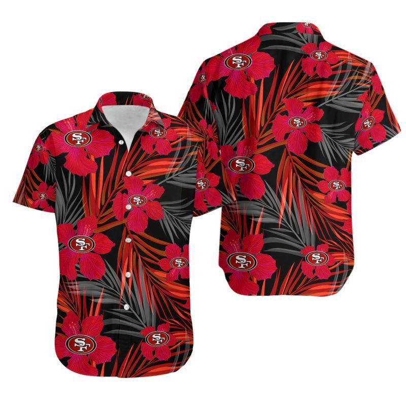 San Francisco 49ers Flower Hawaii Shirt for Men Women