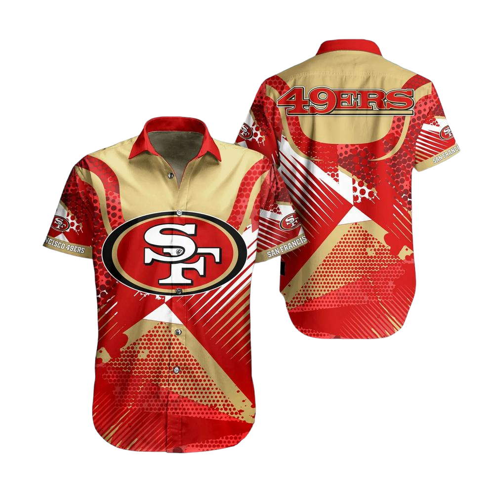 San Francisco 49ers NFL Hawaiian Shirt Summer Short Sleeve Button Down Shirt Perfect Gift For Big Fans