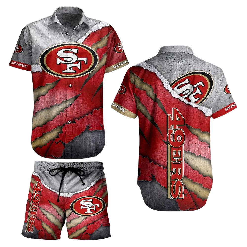 San Francisco 49ers NFL Hawaiian Shirt And Short Summer Vintage Beach Shirt For Your Loved Ones