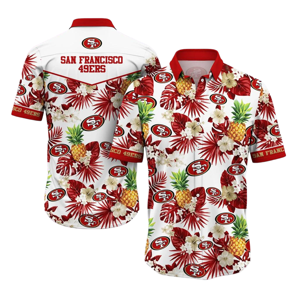 San Francisco 49ers NFL Hawaiian Shirt Tropical Pattern Graphic Hawaii Shirt For Fan Ever