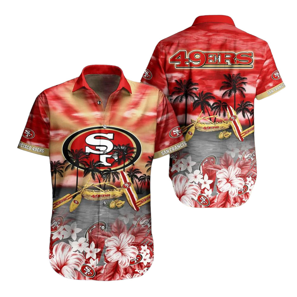 San Francisco 49ers NFL Hawaiian Shirt Tropical Pattern Summer For NFL Football Fans