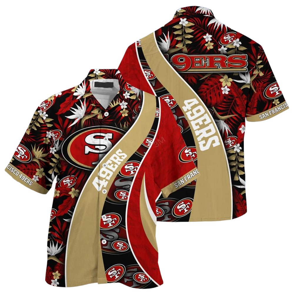San Francisco 49ers NFL Hawaiian Shirt With Tropical Pattern For Your Loved Ones