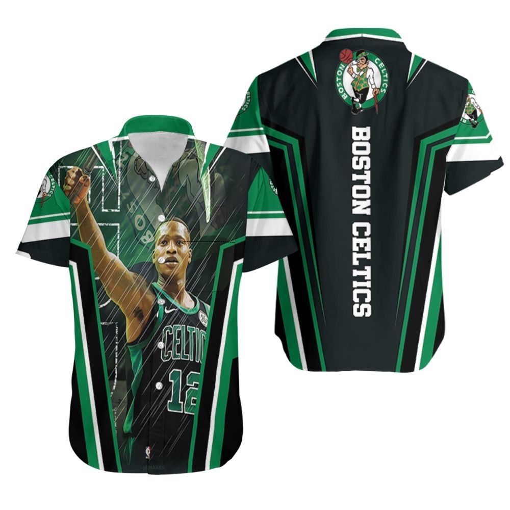 Scary Terry Rozier 12 Boston Celtics Jason Voorhees Hawaiian Shirt Aloha Shirt for Men Women
