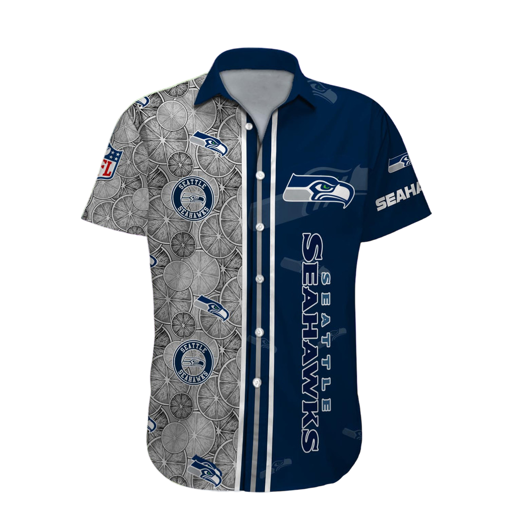 Seattle Seahawks Hawaiian Shirt NFL Football Custom Hawaiian Shirt for Men Women Gift For Fans