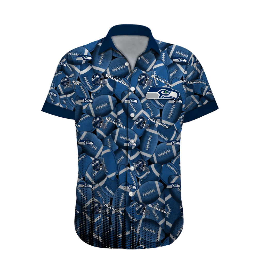 Seattle Seahawks Hawaiian Shirt NFL Football Custom Hawaiian Shirt for Men Women Gift For Fans