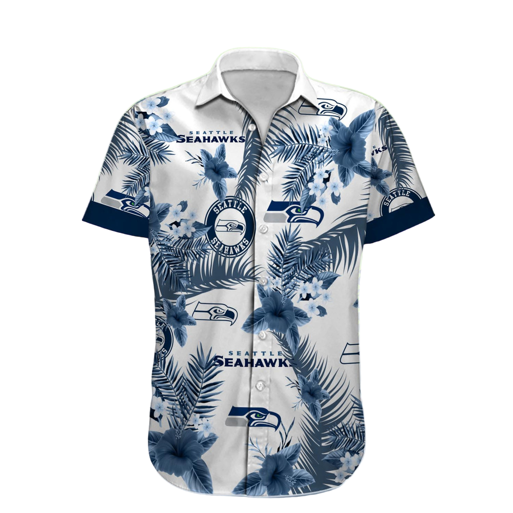 Seattle Seahawks Hawaiian Shirt NFL Football Custom Hawaiian Shirt for Men Women Gift For Fans