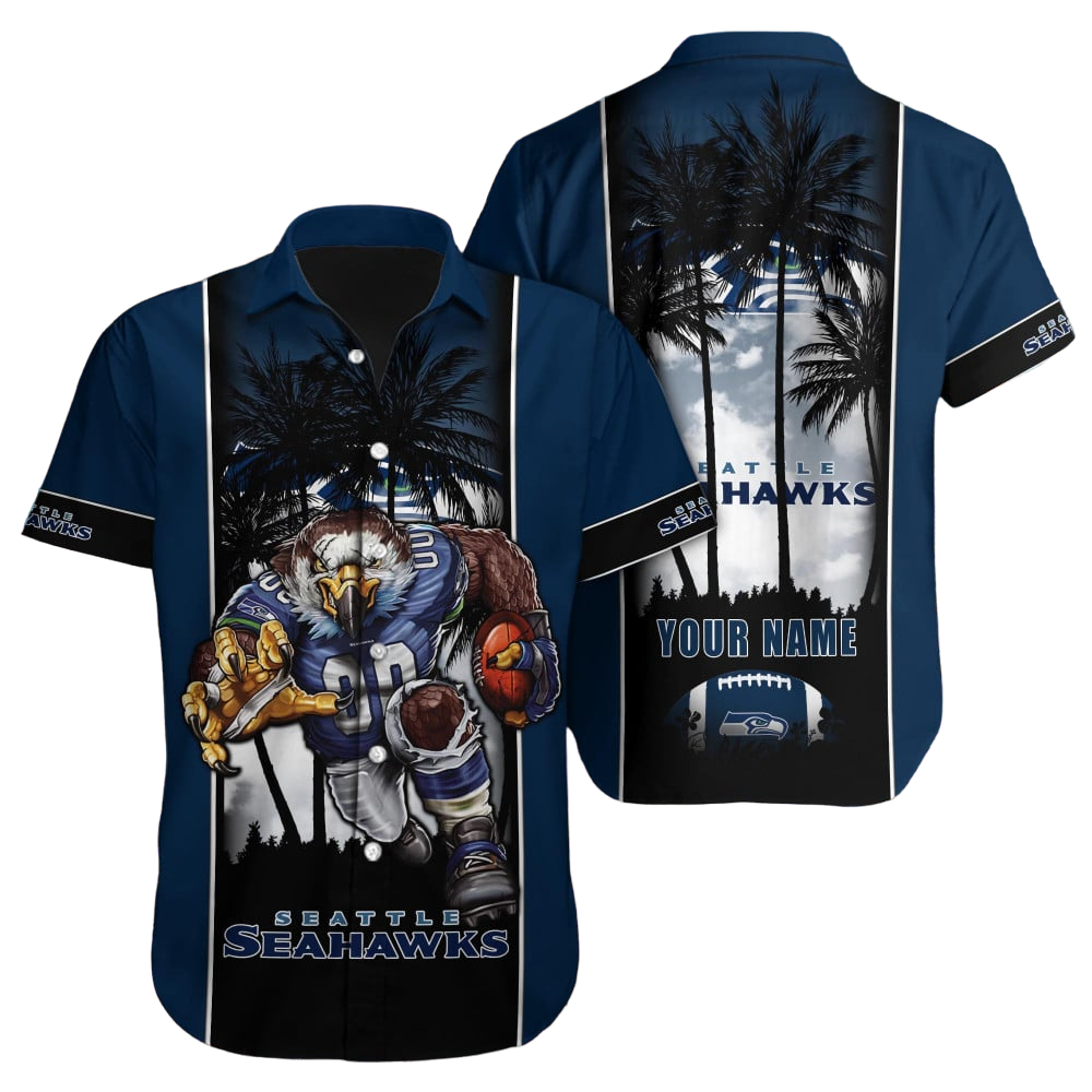 Seattle Seahawks Hawaiian Shirt NFL Football Custom Hawaiian Shirt for Men Women Gift For Fans