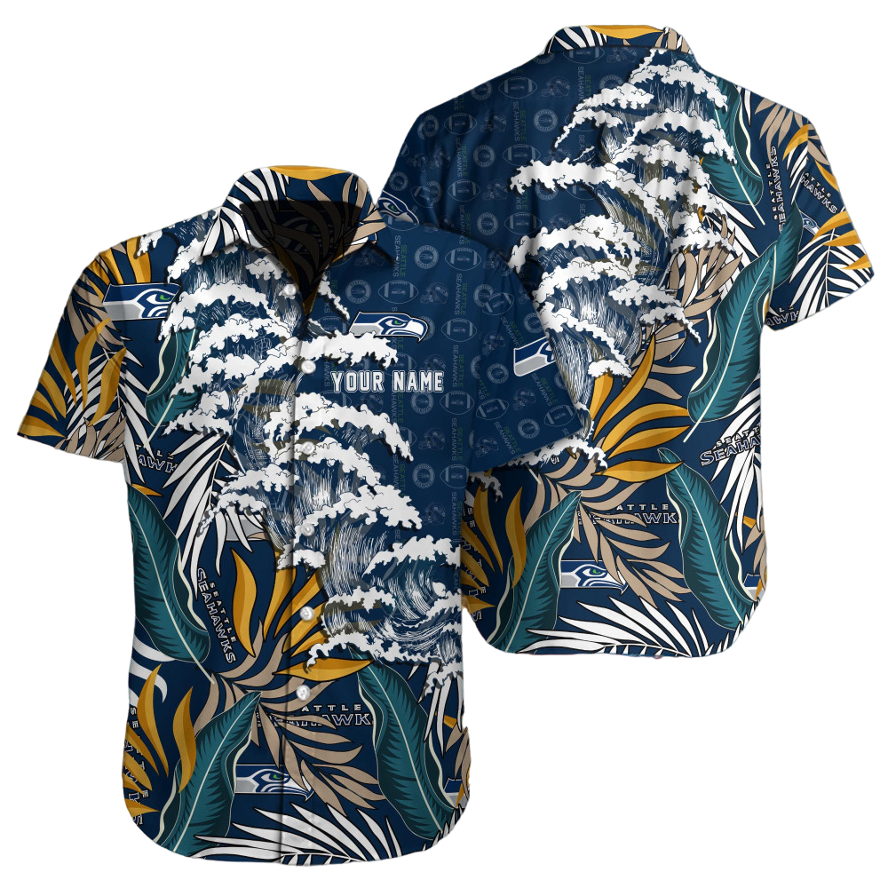 Seattle Seahawks Hawaiian Shirt NFL Football Hawaiian Shirt for Men Women Gift For Fans38176