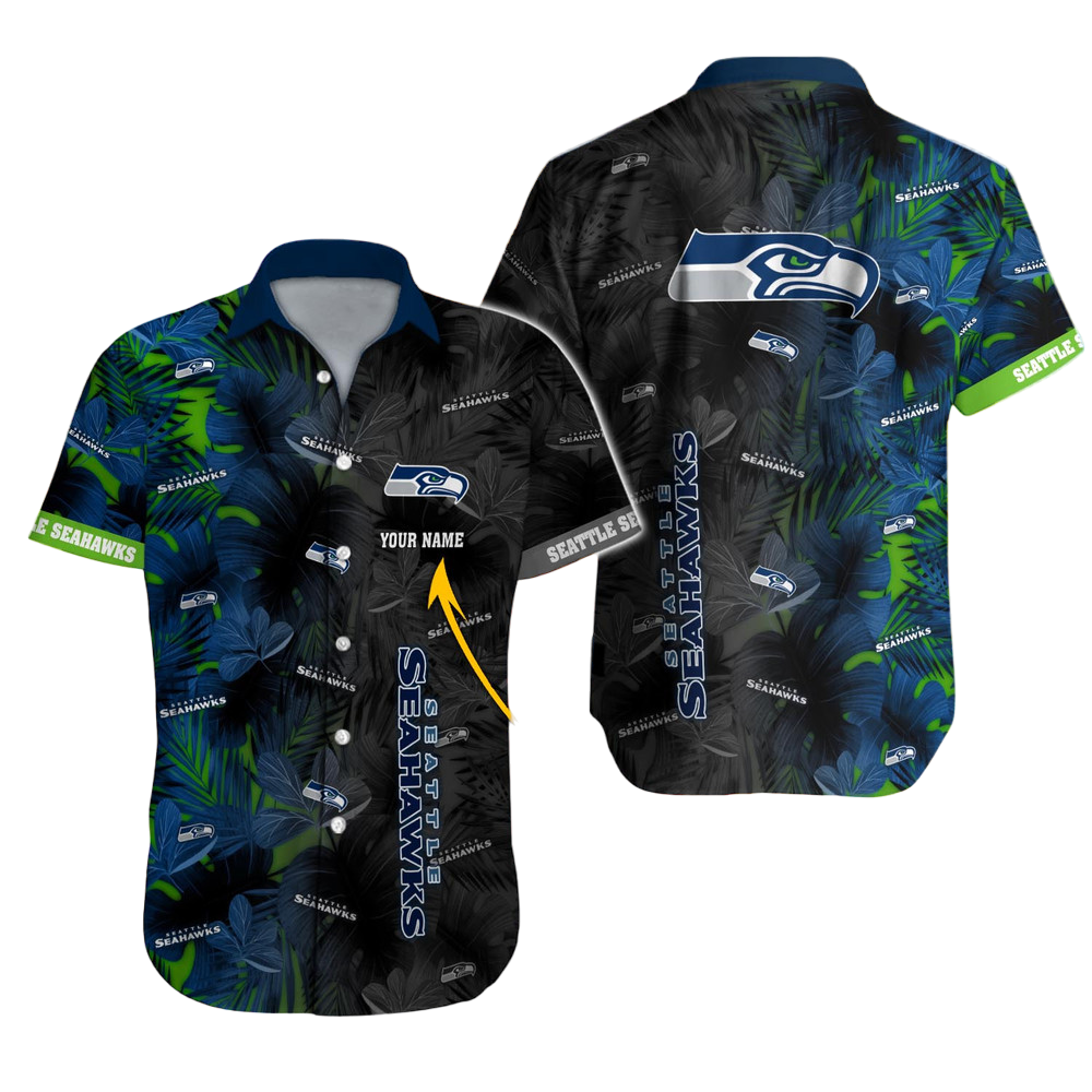 Seattle Seahawks NFL Hawaii Shirt NFL Football Custom Hawaiian Shirt for Men Women Gift For Fans