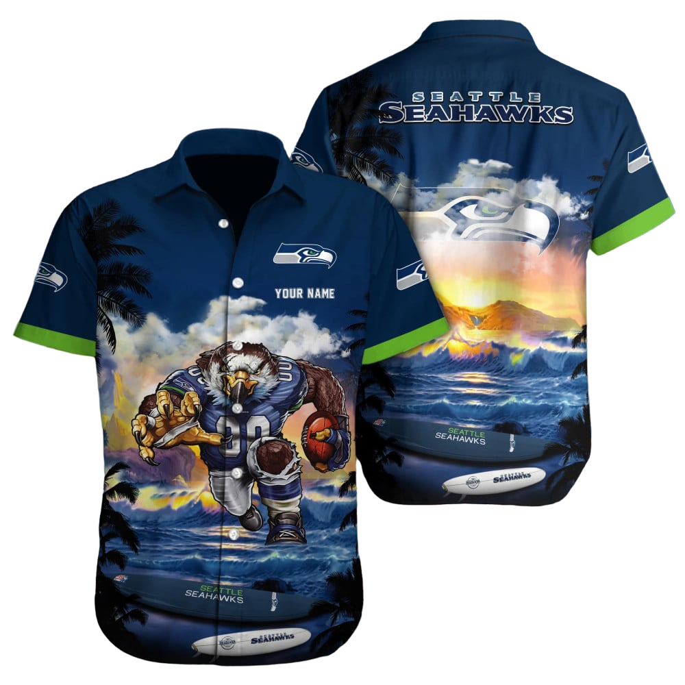 Seattle Seahawks NFL NFL Football Custom Hawaiian Shirt for Men Women Gift For Fans