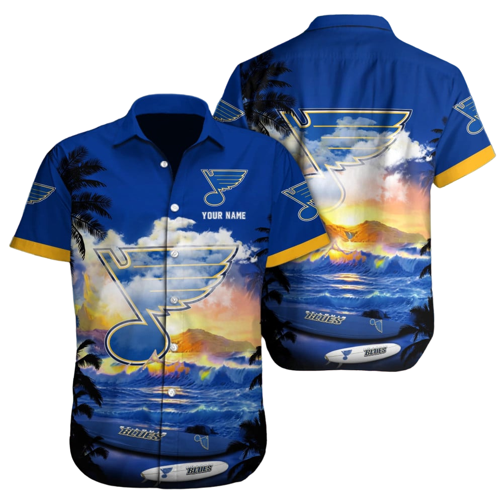 St Louis Blues NHL Custom Hawaii Shirt  for Men Women Gift for Fans