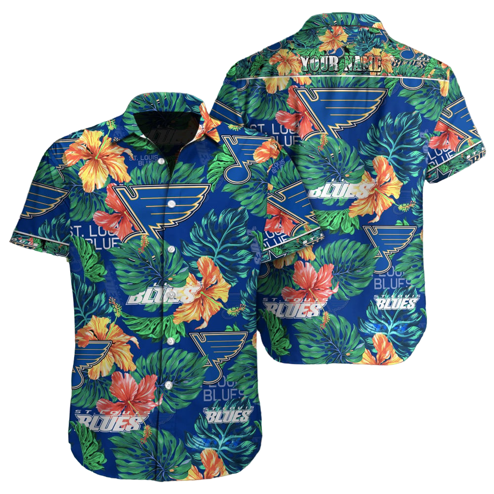 St Louis Blues NHL Custom Hawaiian shirt for Men Women Gift for Fans