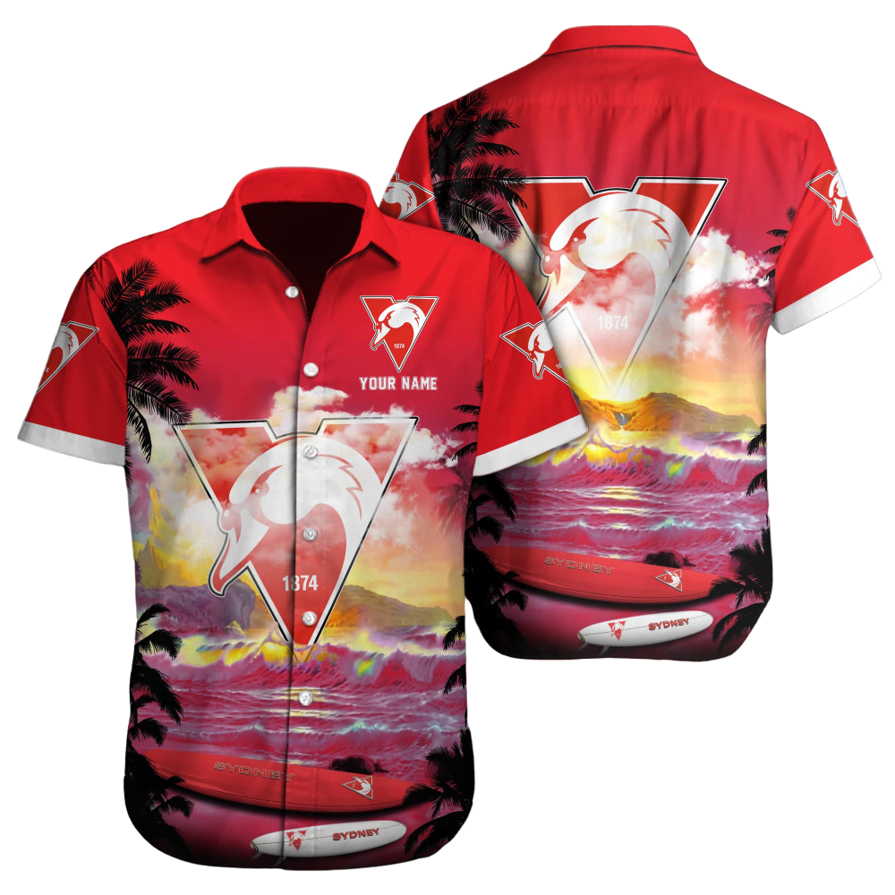 Sydney Swans AFL Custom Hawaii Shirt  for Men Women Gift for Fans