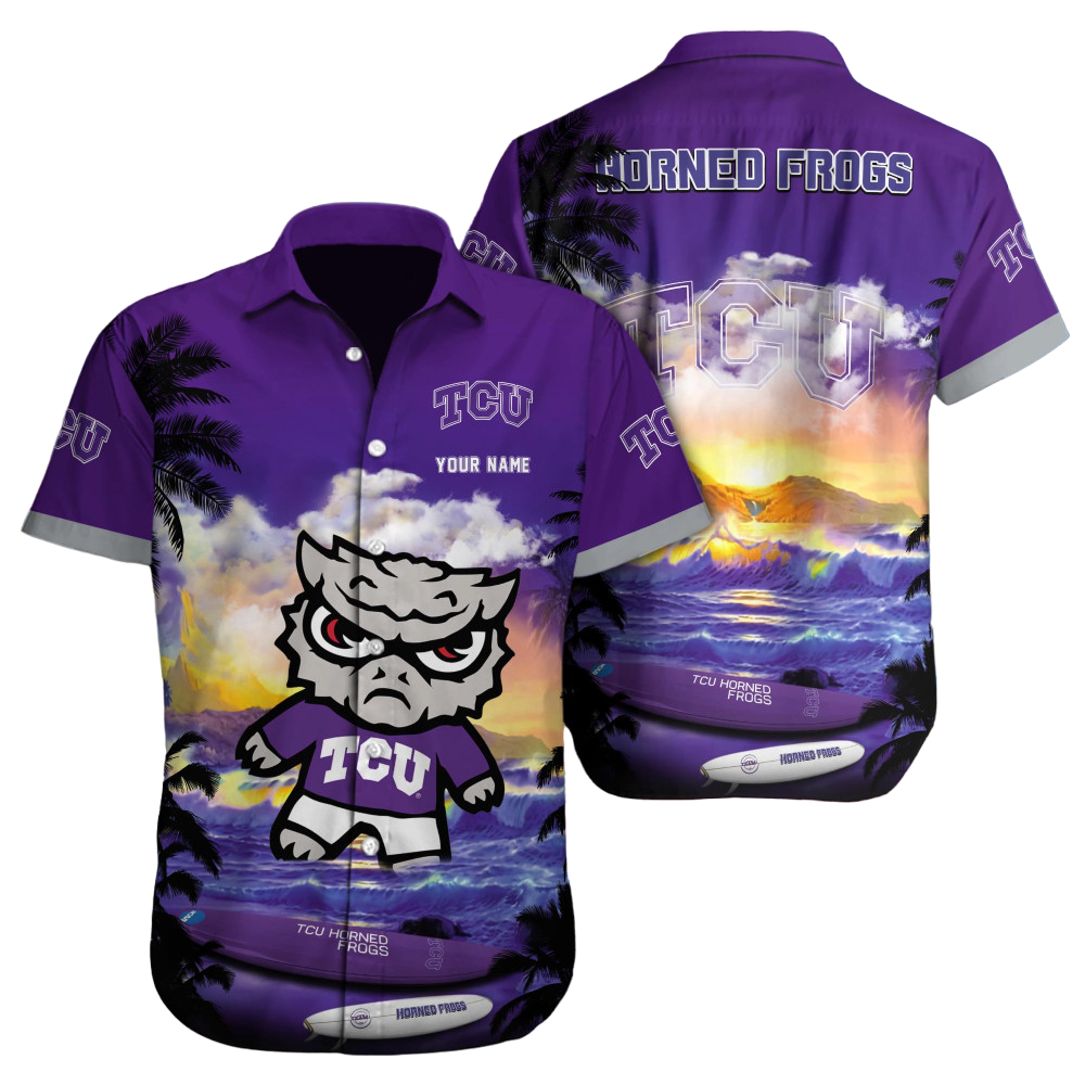 TCU Horned Frogs NCAA Custom Hawaii Shirt for Men Women Gift for Fans