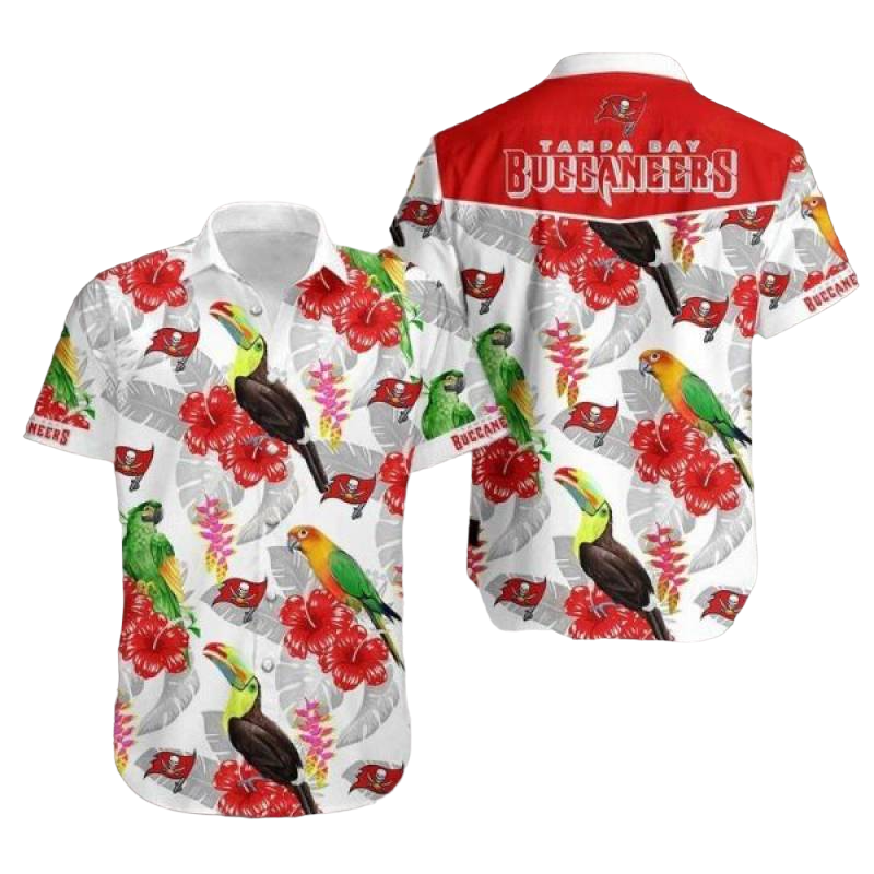 Tampa Bay Buccaneers 1 Hawaii 3D Hawaiian Shirt Aloha Shirt for Men Women