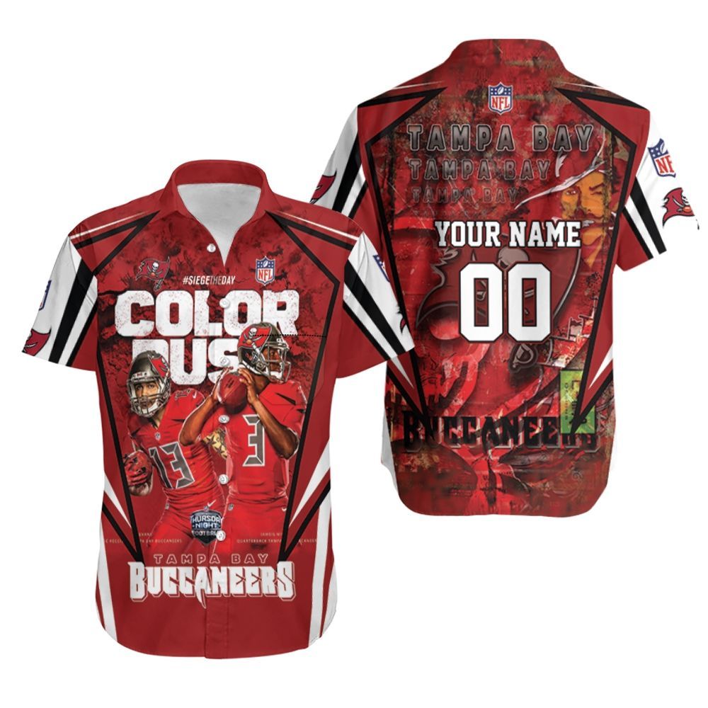 Tampa Bay Buccaneers Color Us Nfc South Champions Super BowlPersonalized Hawaiian Shirt Aloha Shirt for Men Women