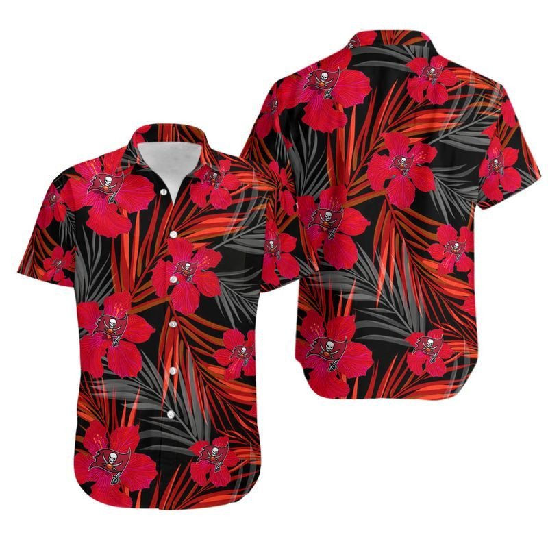 Tampa Bay Buccaneers Flower Hawaii Shirt for Men Women