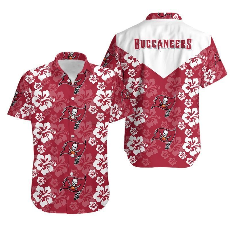 Tampa Bay Buccaneers Flowers Hawaii Shirt for Men Women