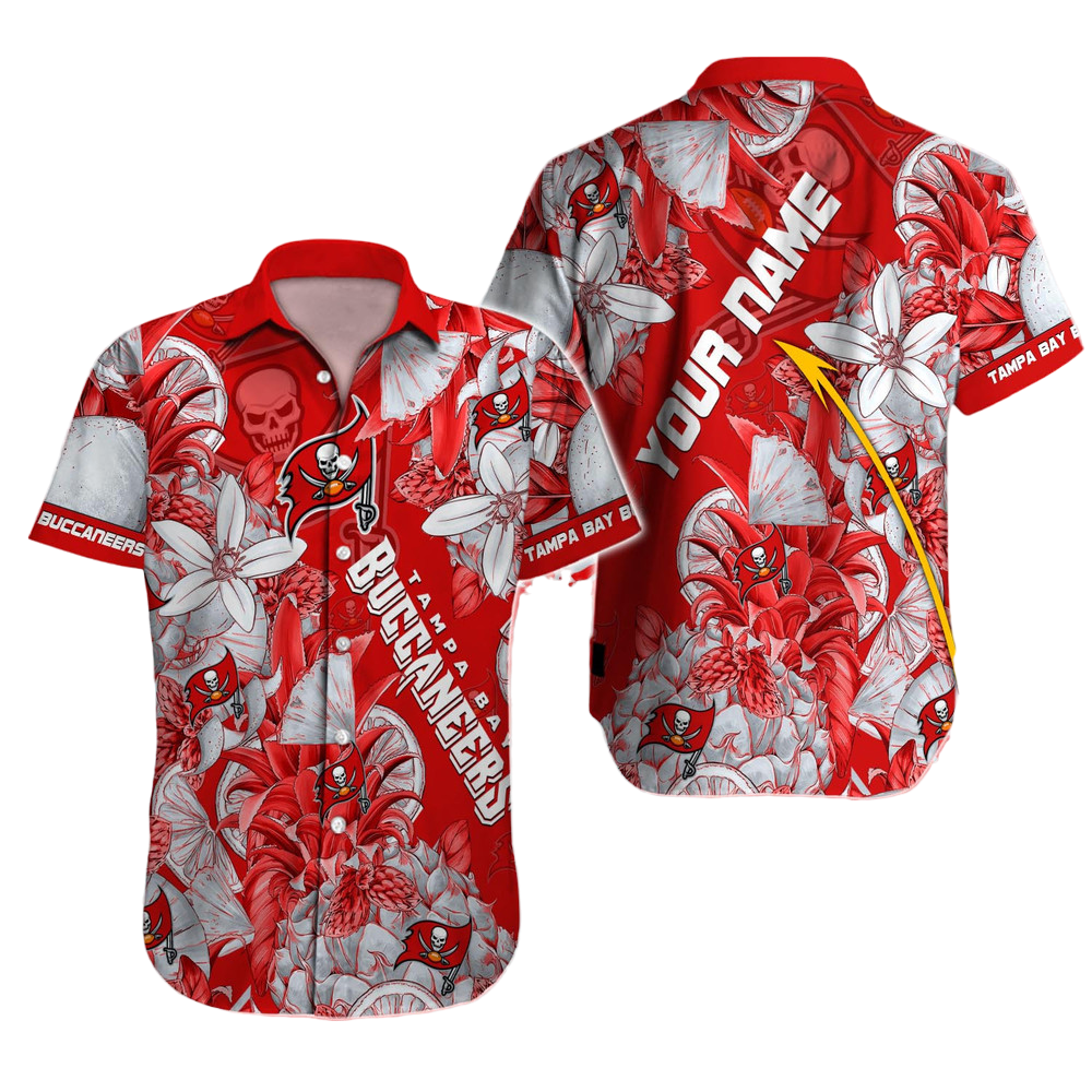 Tampa Bay Buccaneers Hawaiian Shirt NFL Football Custom Hawaiian Shirt for Men Women Gift For Fans