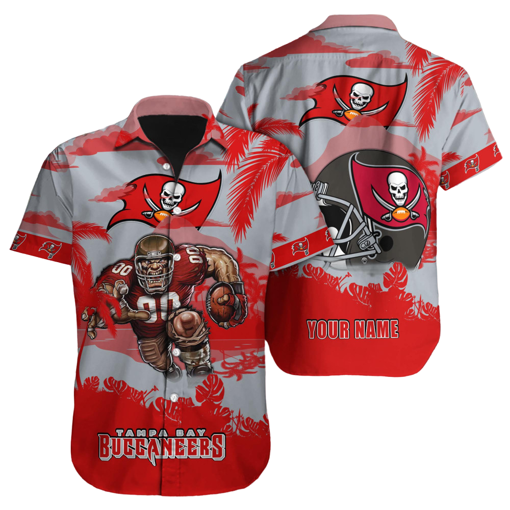 Tampa Bay Buccaneers Hawaiian Shirt NFL Football Custom Hawaiian Shirt for Men Women Gift For Fans