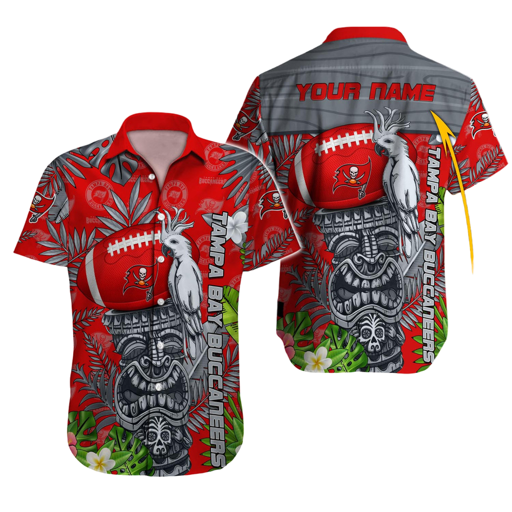 Tampa Bay Buccaneers Hawaiian Shirt NFL Football Custom Hawaiian Shirt for Men Women Gift For Fans