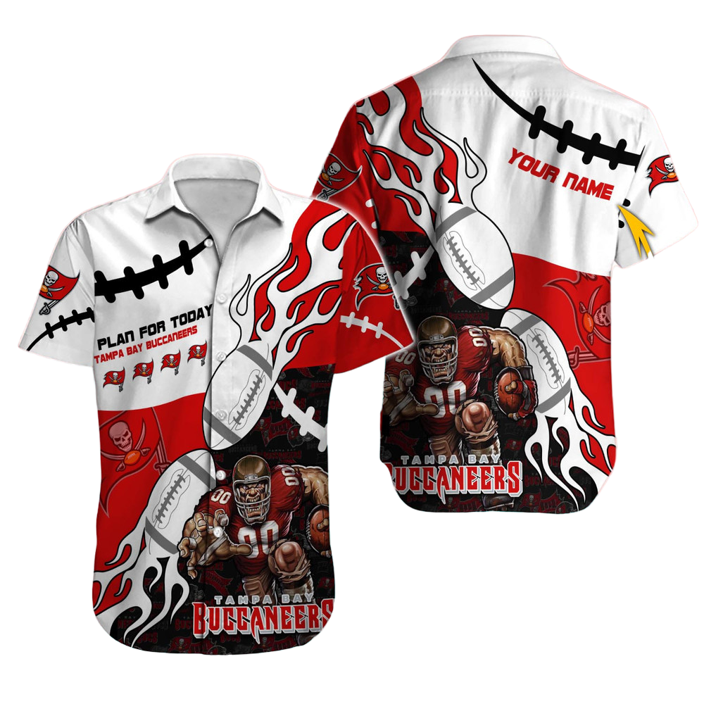 Tampa Bay Buccaneers Hawaiian Shirt NFL Football Custom Hawaiian Shirt for Men Women Gift For Fans