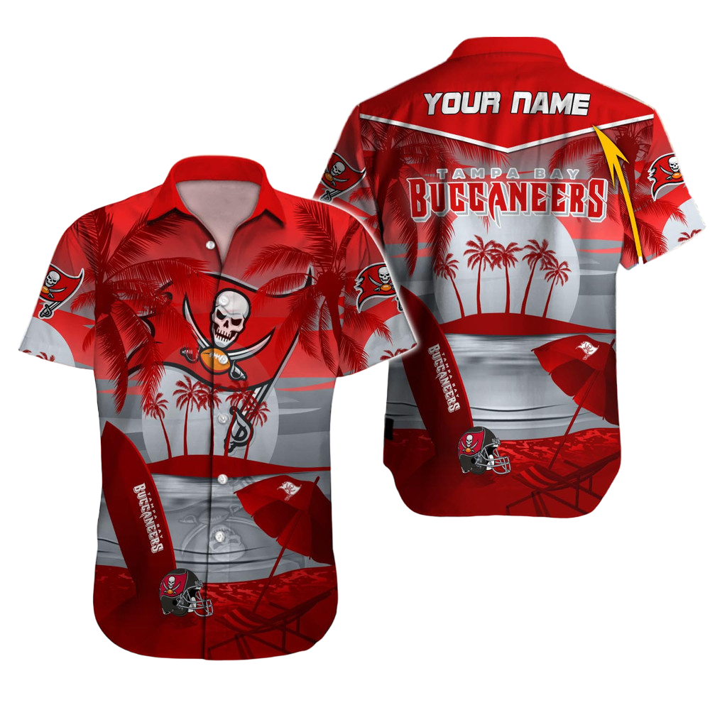 Tampa Bay Buccaneers Hawaiian Shirt NFL Football Custom Hawaiian Shirt for Men Women Gift For Fans