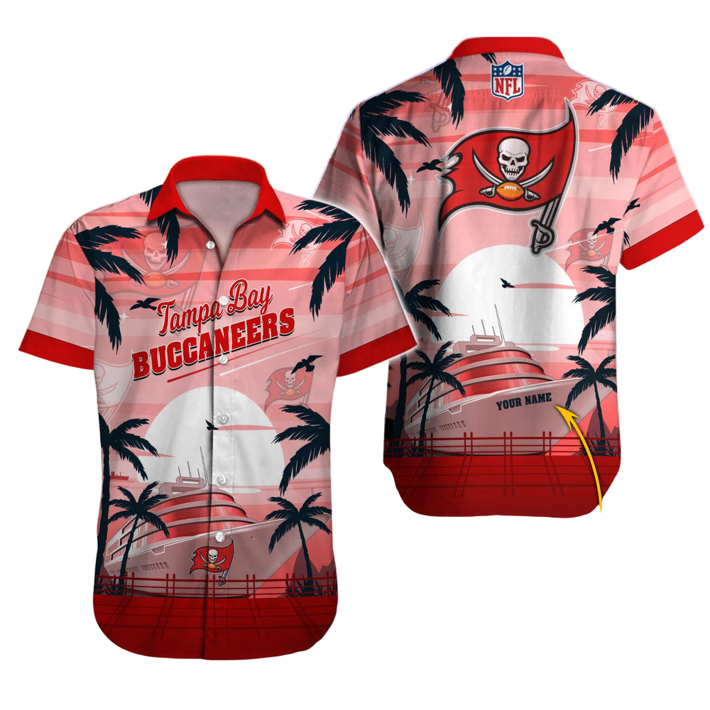 Tampa Bay Buccaneers Hawaiian Shirt NFL Football Custom Hawaiian Shirt for Men Women Gift For Fans