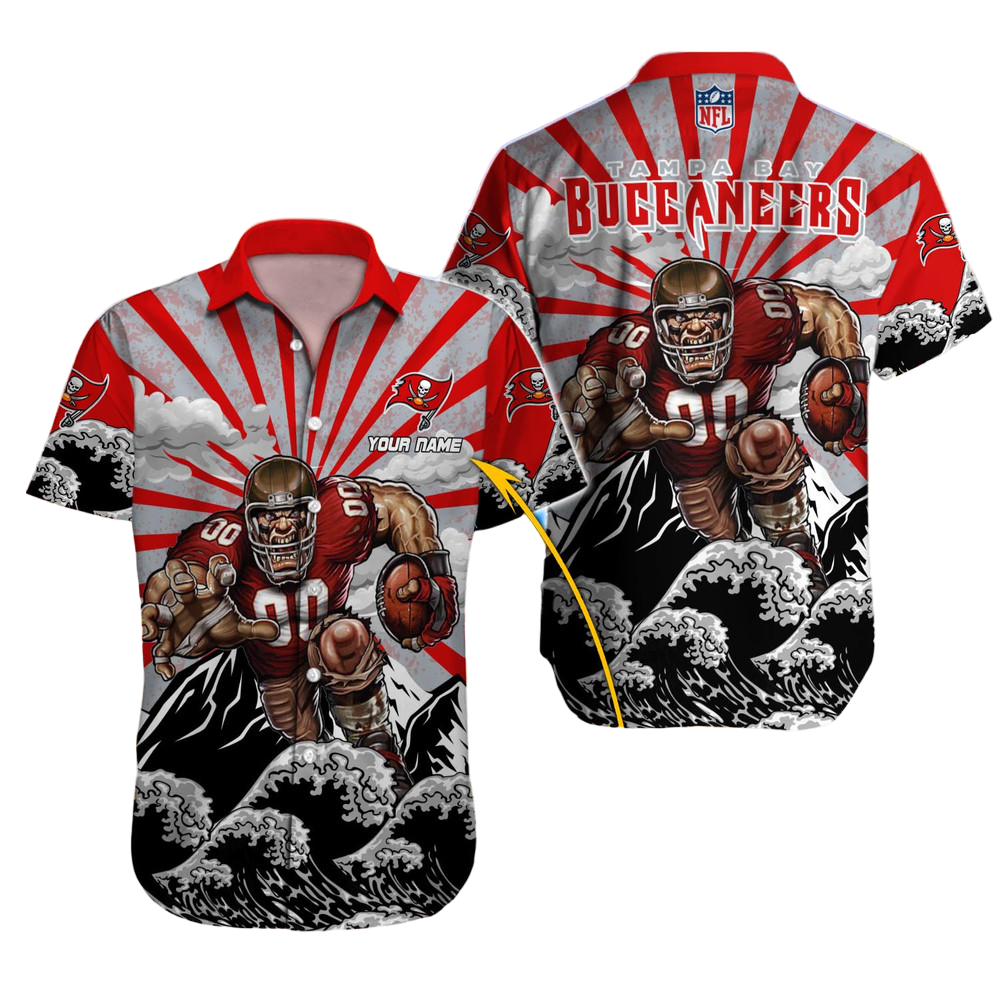 Tampa Bay Buccaneers Hawaiian Shirt NFL Football Custom Hawaiian Shirt for Men Women Gift For Fans