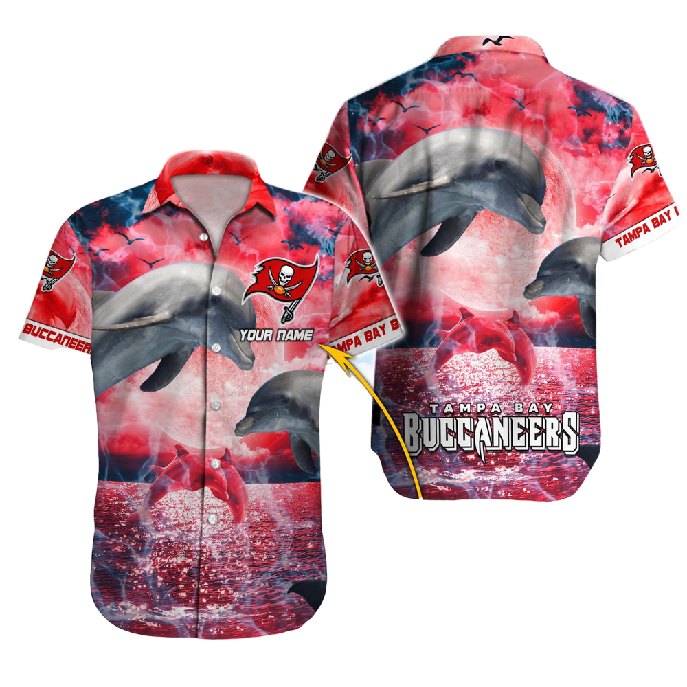 Tampa Bay Buccaneers Hawaiian Shirt NFL Football Custom Hawaiian Shirt for Men Women Gift For Fans