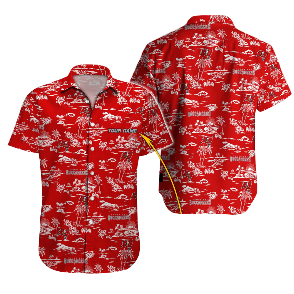 Tampa Bay Buccaneers Hawaiian Shirt NFL Football Custom Hawaiian Shirt for Men Women Gift For Fans