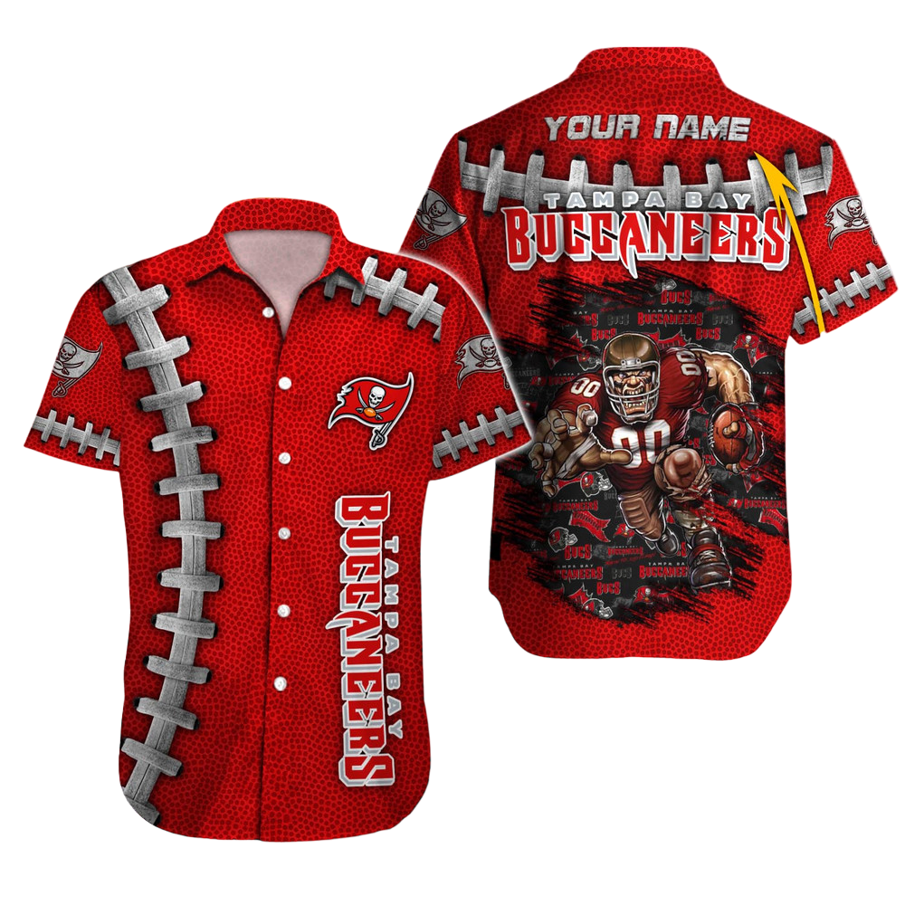 Tampa Bay Buccaneers Hawaiian Shirt NFL Football Custom Hawaiian Shirt for Men Women Gift For Fans