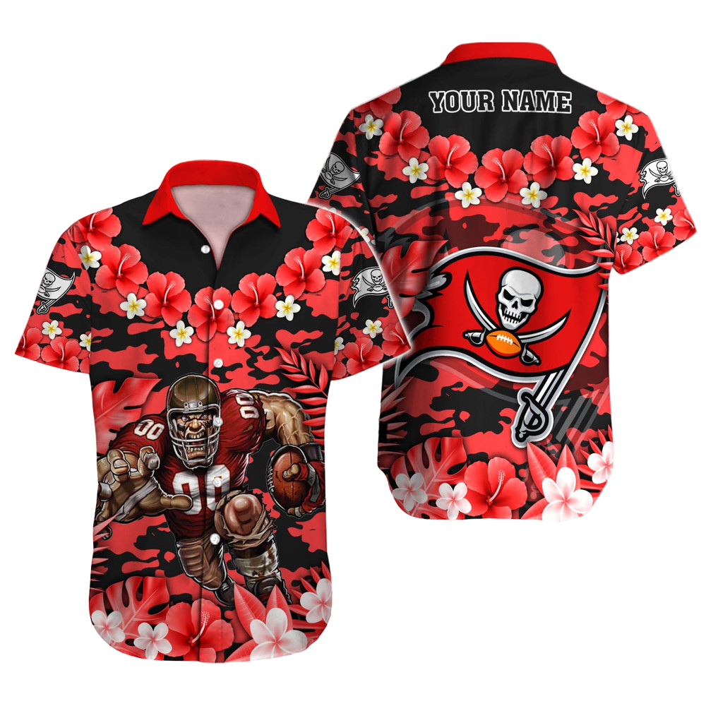 Tampa Bay Buccaneers Hawaiian Shirt NFL Football Custom Hawaiian Shirt for Men Women Gift For Fans