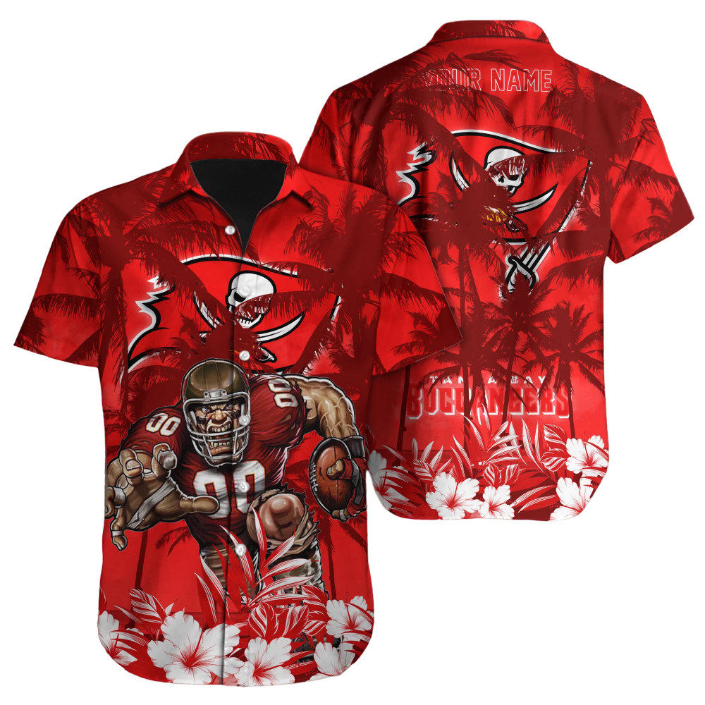 Tampa Bay Buccaneers Hawaiian Shirt NFL Football Custom Hawaiian Shirt for Men Women Gift For Fans