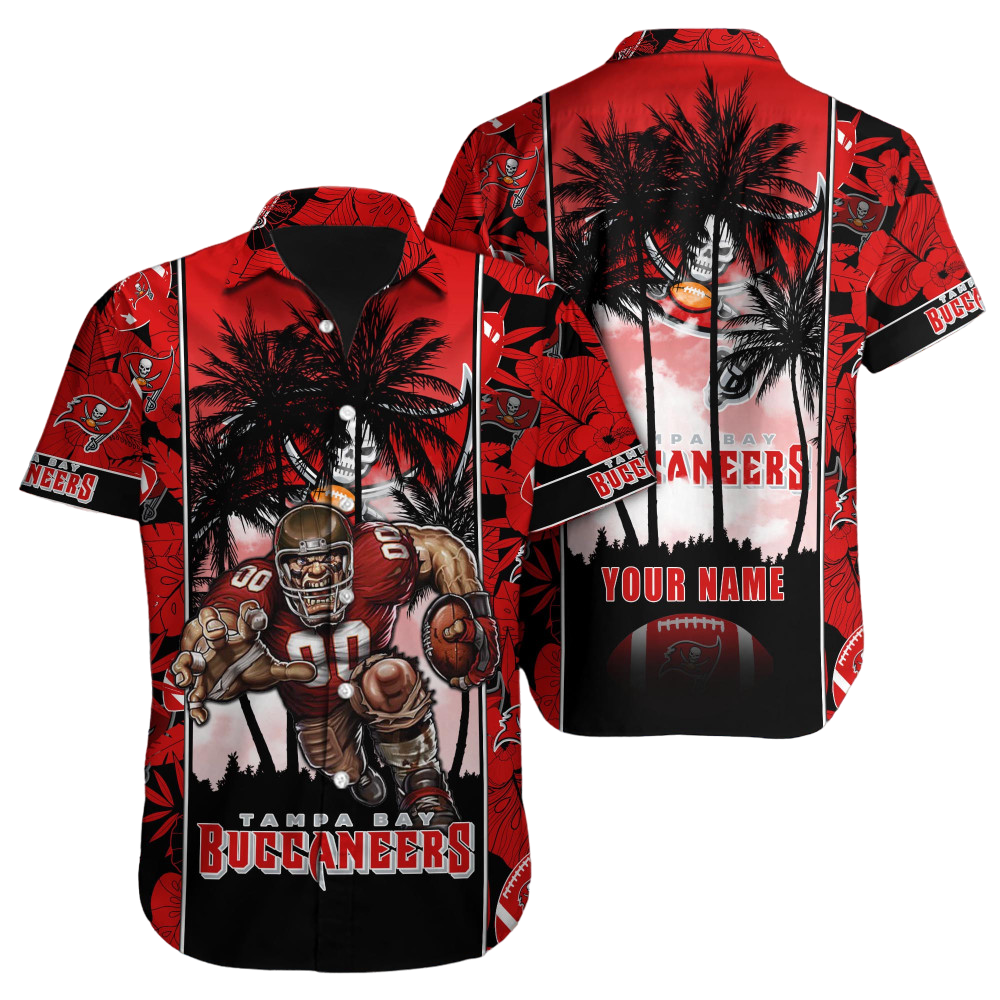 Tampa Bay Buccaneers Hawaiian Shirt NFL Football Custom Hawaiian Shirt for Men Women Gift For Fans