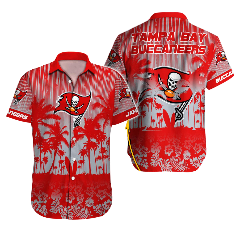 Tampa Bay Buccaneers Hawaiian Shirt NFL Football Custom Hawaiian Shirt for Men Women Gift For Fans